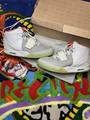 Size 10.5 - Nike Air Yeezy 2 NRG Pure Platinum