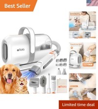 Low Noise Dog Grooming Vacuum with 6-in-1 Grooming Tools for Effortless Caring
