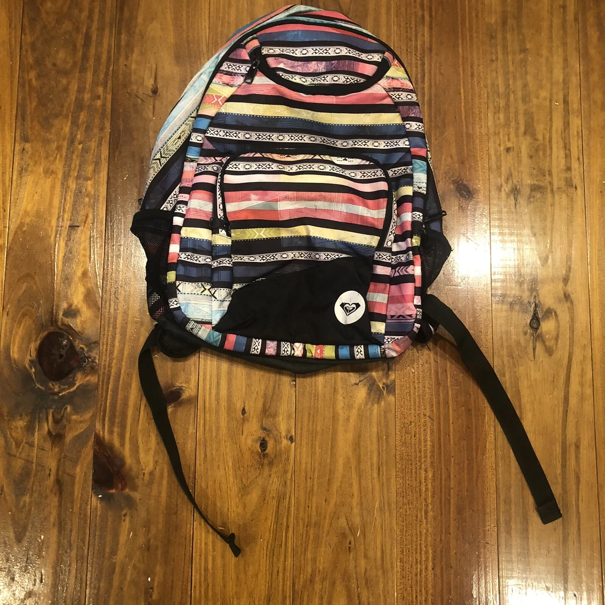 Roxy top striped backpack