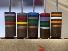 MANY VALUES NOS 2 Watt Carbon Composition Resistors - TESTED (See Description)