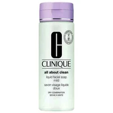 Clinique All About Clean Liquid Facial Soap Mild 6.7 oz /200ml Full Size NEW