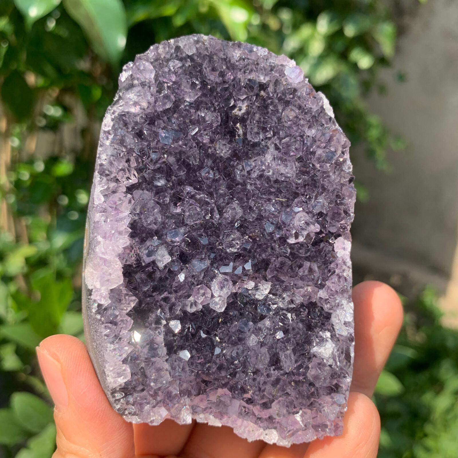 275g Natural Amethyst Geode Crystal Quartz Mineral Specimen for Energy & Decor