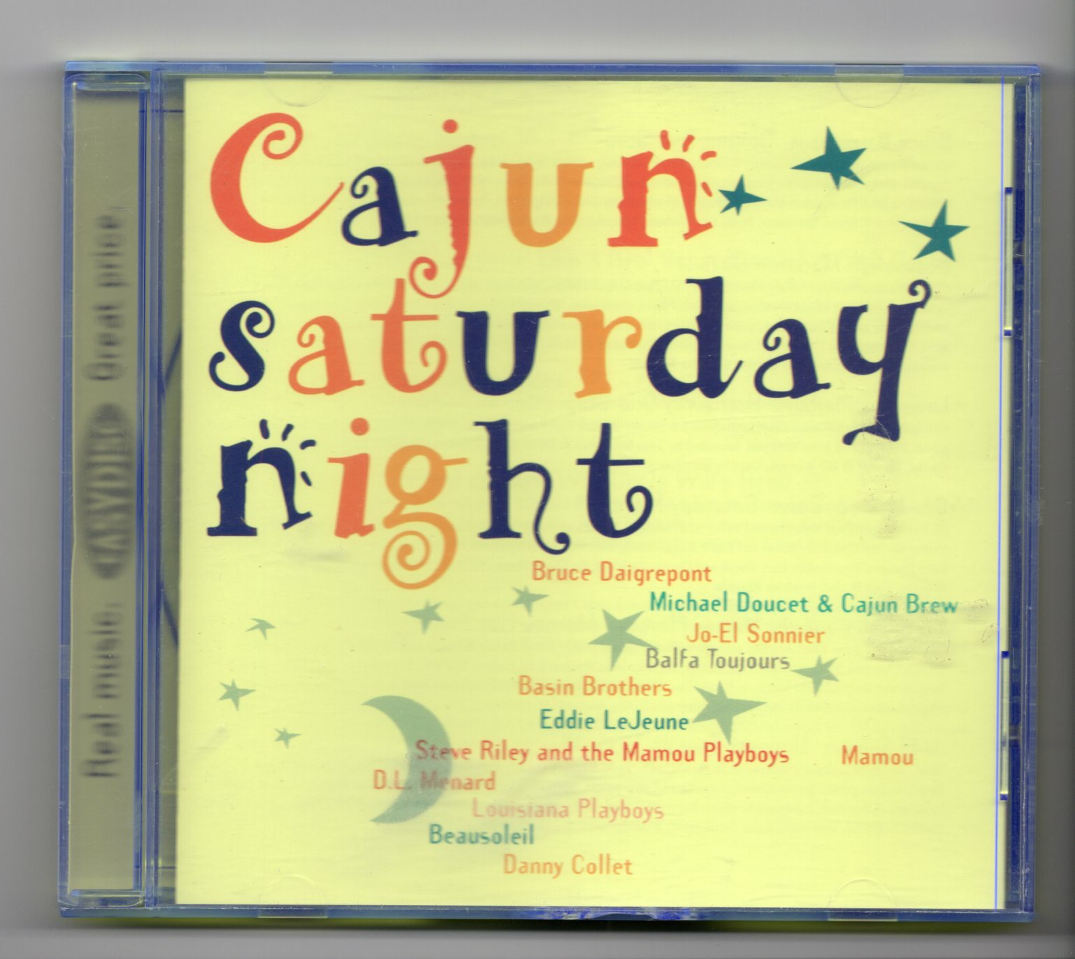 (JE395) Cajun Saturday Night, 12 tracks various artists - 1997 CD
