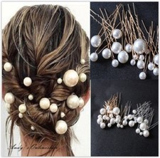 Haarnadeln Perlen Haarschmuck Brautschmuck Hochzeit Kommunion Taufe Haargesteck