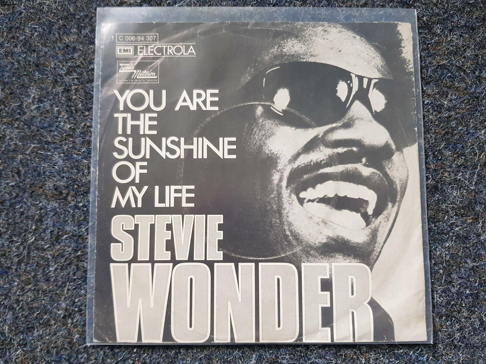 7"" Single Vinyl Stevie Wonder - You are the sunshine of my life GERMANY