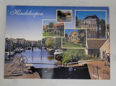 Vintage Postcard Groeten uit Hindeloopen Netherlands  HLN 14 Rekker DWV BV