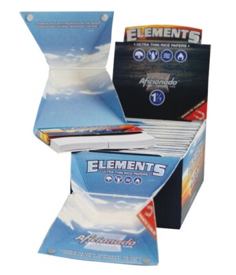ELEMENTS Aficionado - 1 1/4 + Tips  - 1 BOX