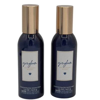 #ad #ad 2x Pack Bath Body Works Gingham Concentrated Room Spray Home Fresh Clean 1.5 oz $18.97