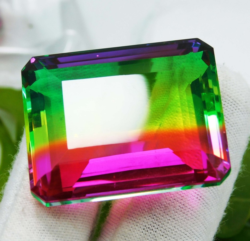 130-15-ct-natural-brazilian-watermelon-tourmaline-emerald-cut-gemstone