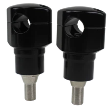 2.5'' Aluminum Black Risers Kit for Harley Heritage Softail Cross Bones FXSTSSE