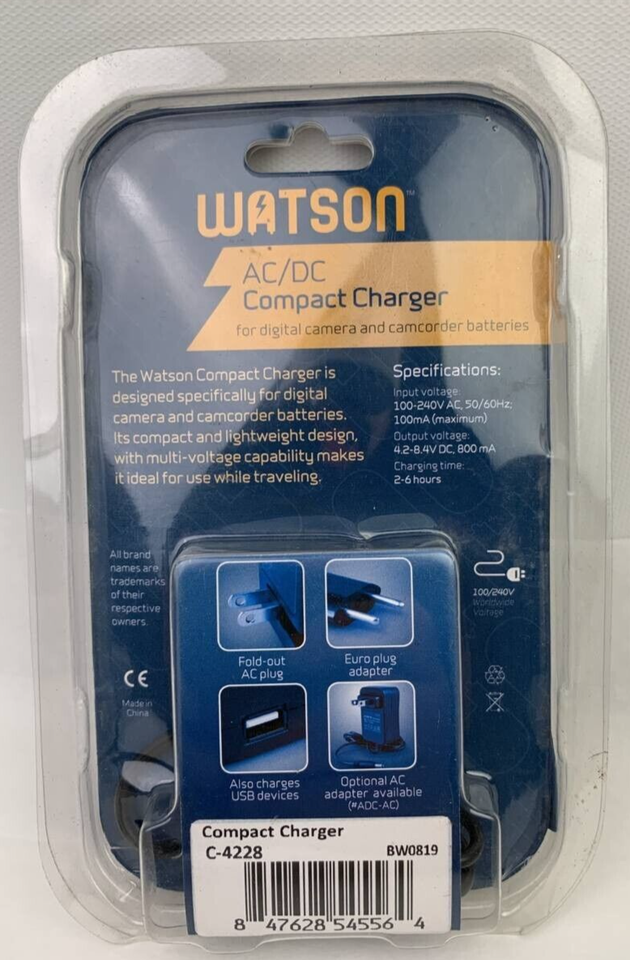 Watson Compact AC/DC Charger for NP-FW50 Battery | eBay