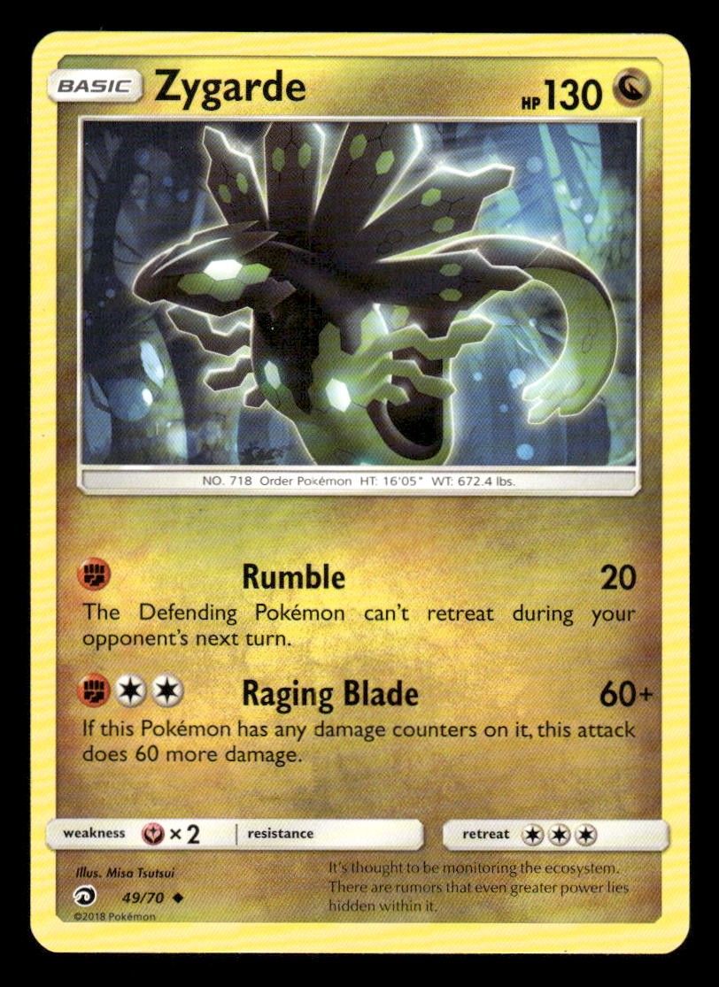 Dragon Majesty Uncommon #49/70 Zygarde