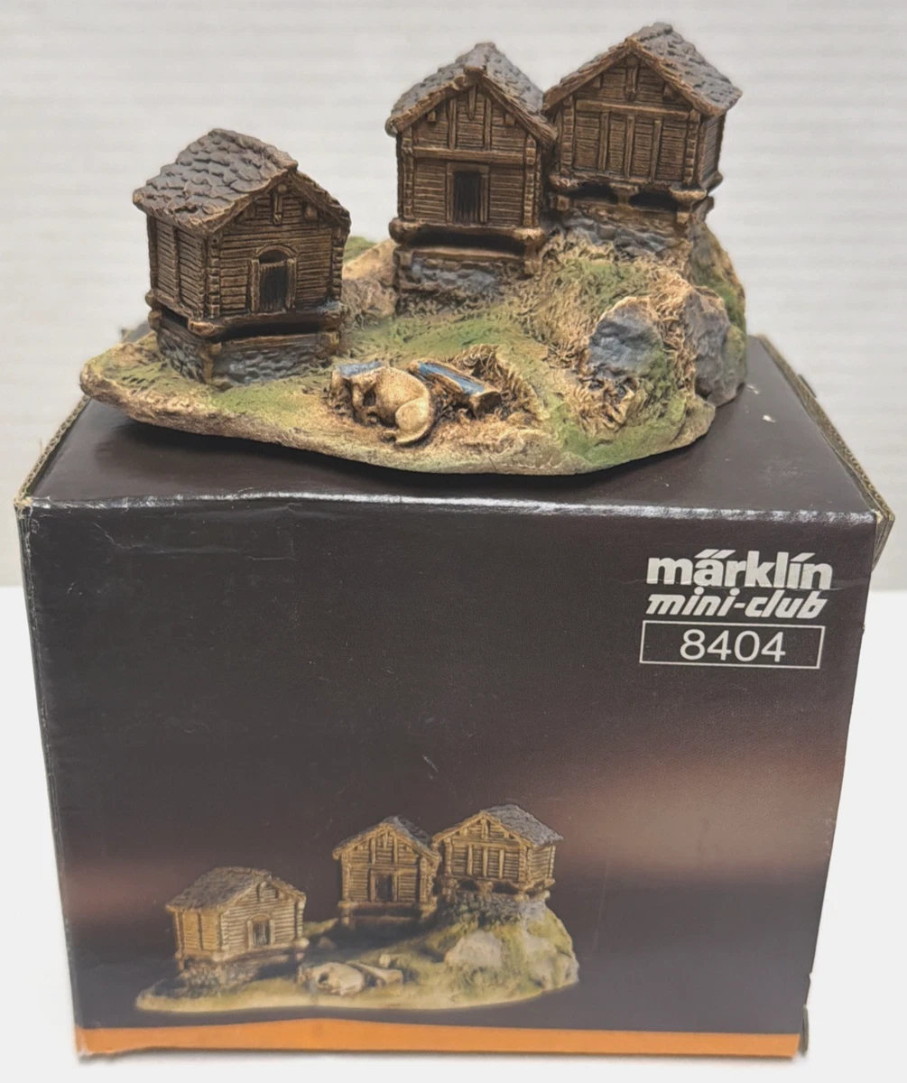 Märklin 8407 Z Mini-Club – Chalet De Montagne Avec Moulin à Eau (occasion, Boîte D'origine)