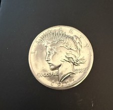 1921-P Peace Dollar Coin Key Date Cleaned