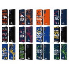 OFFICIAL NFL 2026 SUPER BOWL LX LEATHER BOOK WALLET CASE COVER FOR OPPO PHONES