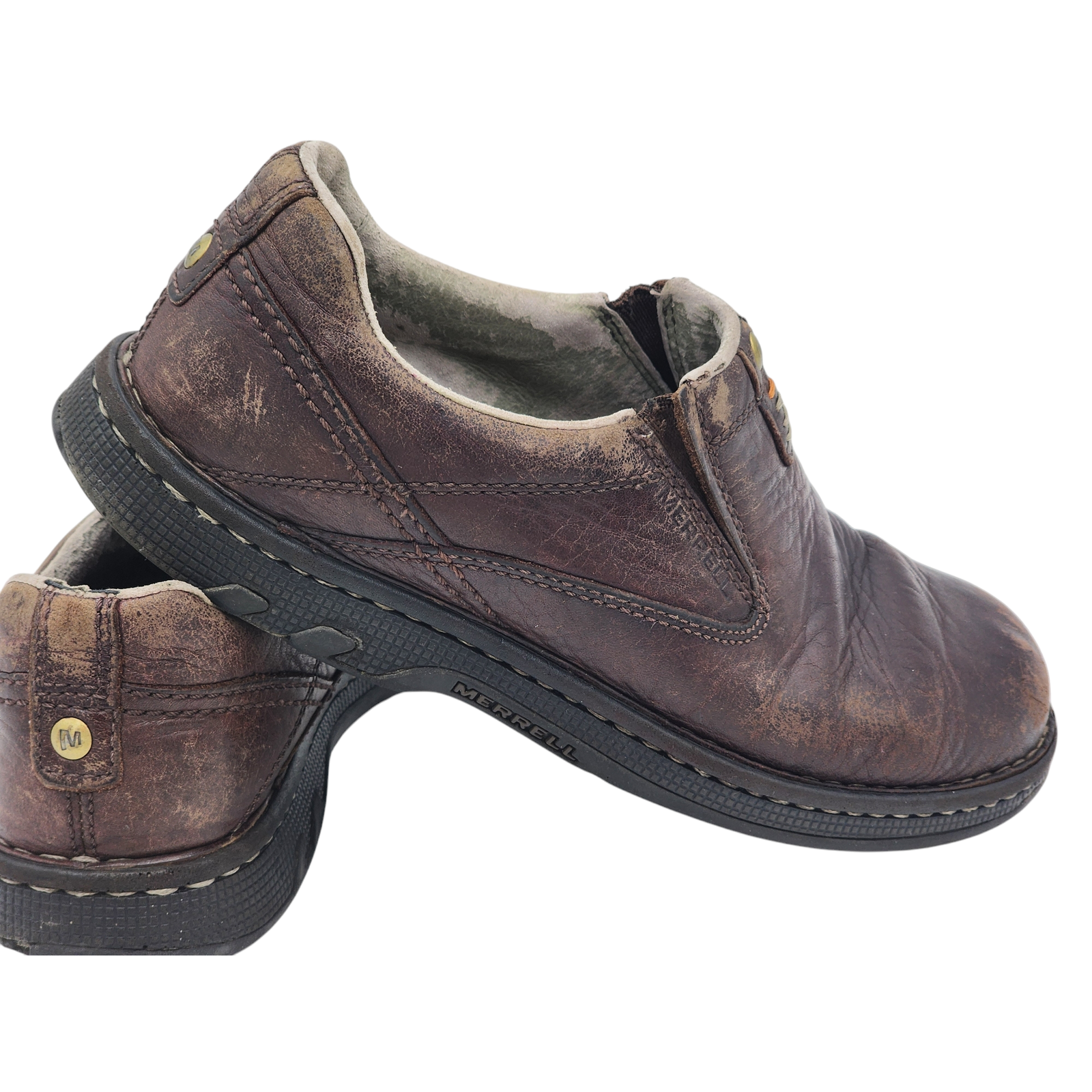 Mocassino Merrell Shoes Uomo 9 5 Slip On Pelle Leggenda Stollen Passaporto Ortholite