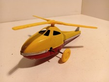 Jouef Spiro Autogyre avion helicoptère mecanique tole aluminium 1/18 BE rare