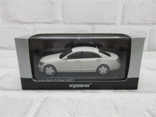 Mini car 1/43 Kyosho Mercedes Benz S class long W221 S600L V221 white model car