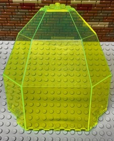 (L-2) LEGO&reg; 2409 Space 6989 Space M-Tron Disc Trans Neon Green