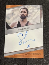 Game of Thrones The Great Houses Staz Nair As Qhono Quotable Autograph Auto