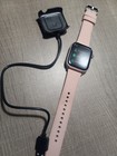 G39 44mm Smartwatch Pink Silicone Band Metal Case 8GB HR, iOS/Android + Charger — photo 5