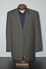 Hickey Freeman Men 43 L Coat 2-Button 1-Vent Loro Piana Tasmanian 120s  226