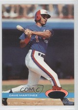 1991 Topps Stadium Club Missing Foil Dave Martinez #346 0l1