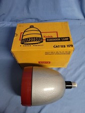 KODAK Darkroom Lamp Model A with 0A 1521491 5 1/2" dia. SAFELIGHT FILTER Amber