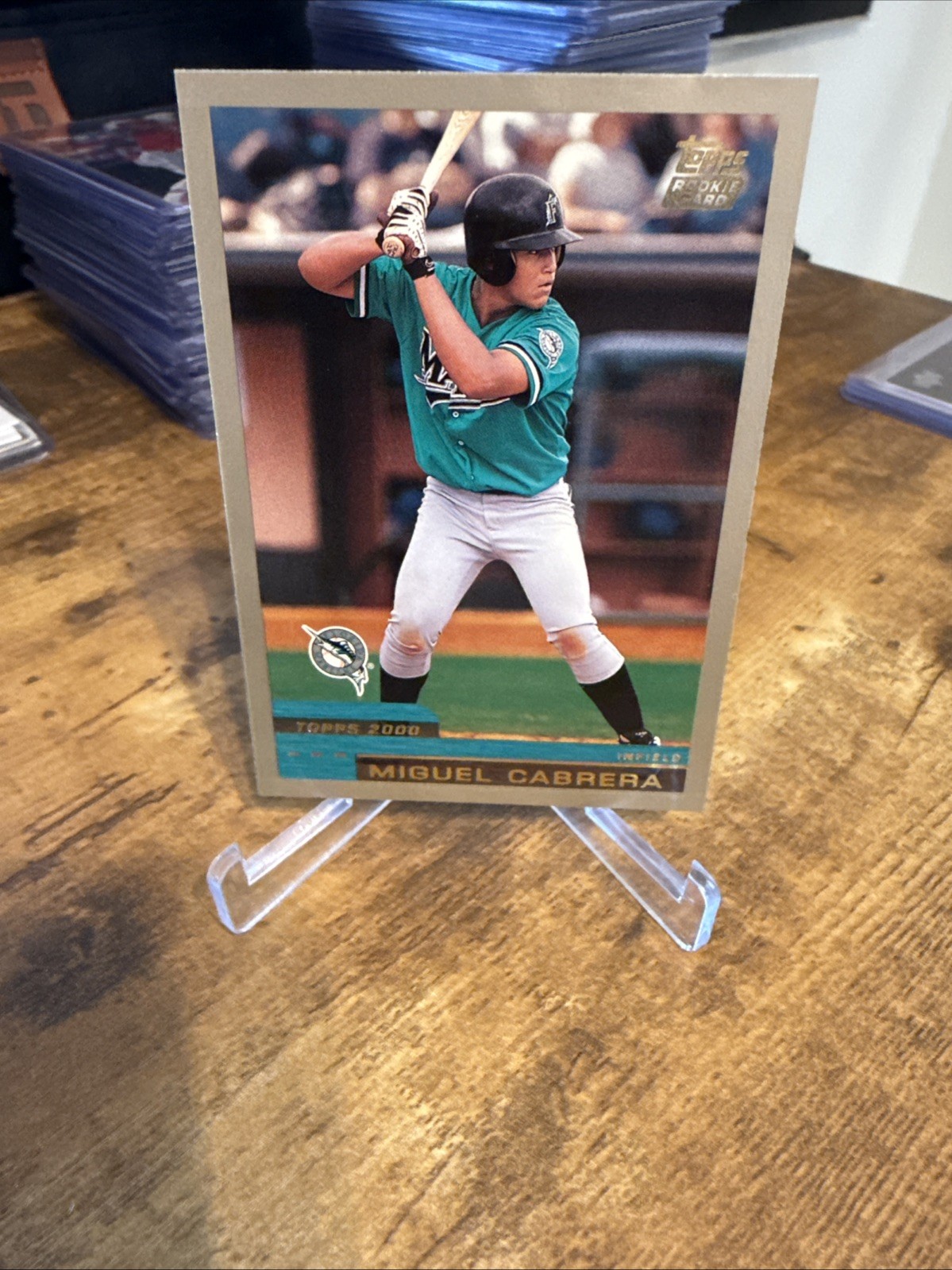 2000 Topps Traded Miguel Cabrera Rookie Card #T40