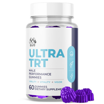 (1 Pack) Ultra TRT Male Gummys Advanced Male Health Support UltraTRT 60 Gummies