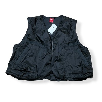 Nike Tech Woven Vest Black Loose Fit SIZE XL Men HM4262-010 Lightweight NWT $180