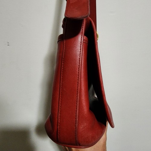​Vintage COACH Red Leather City Bag 9097 Crossbody USA Made 1995 VGC by Coach, $250 - Photo 6