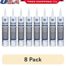 Siliconized Acrylic Caulk 8 Pack Durable Sealant Indoor Outdoor Projects New