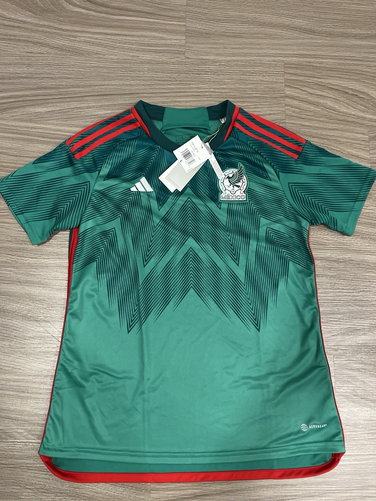 adidas  Mexico National Team 2022/23 Jersey - Size S Green (HD6898-L)