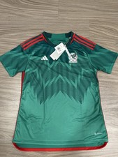 adidas  Mexico National Team 2022/23 Jersey - Size S Green (HD6898-L)