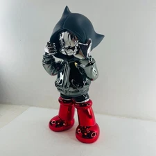 10" Astro Boy Chrome Hoodie Action Figure Anime Cartoon Japan Figurine Toy USED