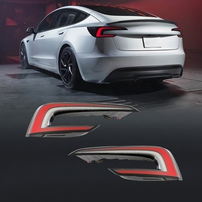 テスラモデル3 テールランプ For 2024-2025 Tesla Model 3 LED Tail Lights Rear Brake Lamps Left+