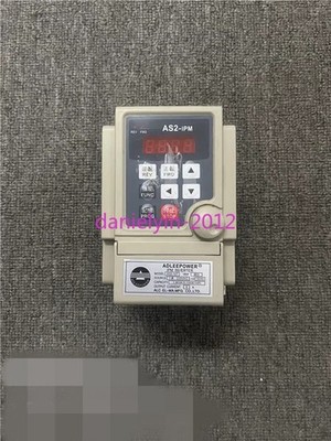 1pcs Used Adlee inverter AS2-107 0.75KW 220V AS2-IPM #hj
