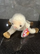Retired Ty Beanie Baby Ewey The Lamb MINT Tags 1998 RARE Errors Ee5