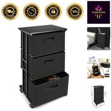 Durable 3-Drawer Storage Tower - Elegant Design for Unmatched Organization