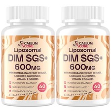 Liposomal DIM SGS Supplement Estrogen Supplements for Women  Men Contains S...