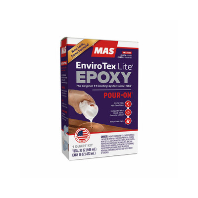 EnviroTex Lite 2008 High-Gloss Epoxy Coating Kit, 8 oz. - Quantity 1