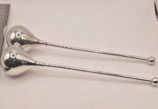 A PAIR OF VINTAGE ABSA DENMARK  DRINK CHILLERS. SILVER PLATE BY PIET HEIN? @60s.