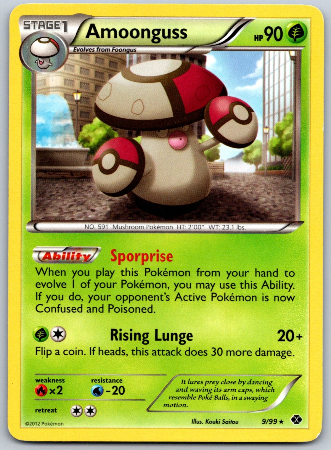 Amoonguss Rare Next Destinies 9/99 NM