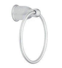 Moen Mason: Brushed Chrome, TWO Towel Rings, MODEL YB8086BC