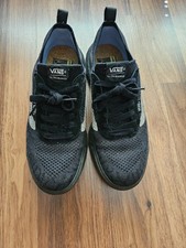 Vans Mens 8 Women 9.5 UltraRange VR3 Cush Black Knit Trail Hiking Sneaker