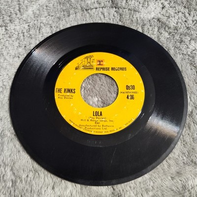 THE KINKS- LOLA/MINDLESS CHILD OF MOTHERHOOD 7  45RPM REPRISE 0930