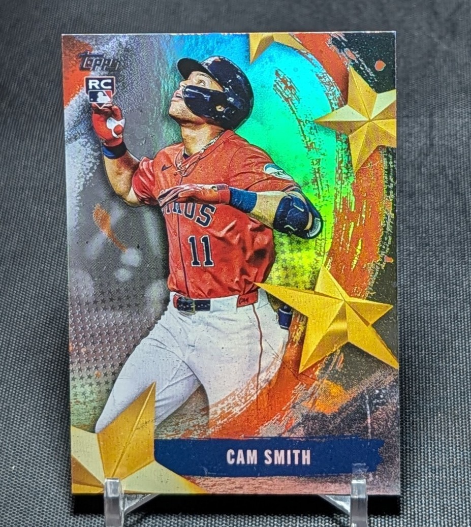 Cam Smith Stars Of MLB Foil Rookie 2025 Topps Update Series Card #SMLB-67 Astros