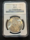 1886 Morgan Silver Dollar NGC MS64
