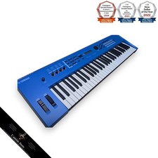 Yamaha MX61 Blue Analog Keyboard Synthesizer Musical Instrument Limited Rare JP